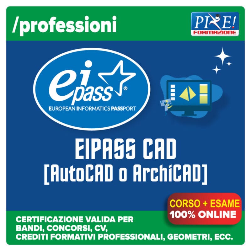 Eipass CAD - certificazione informatica