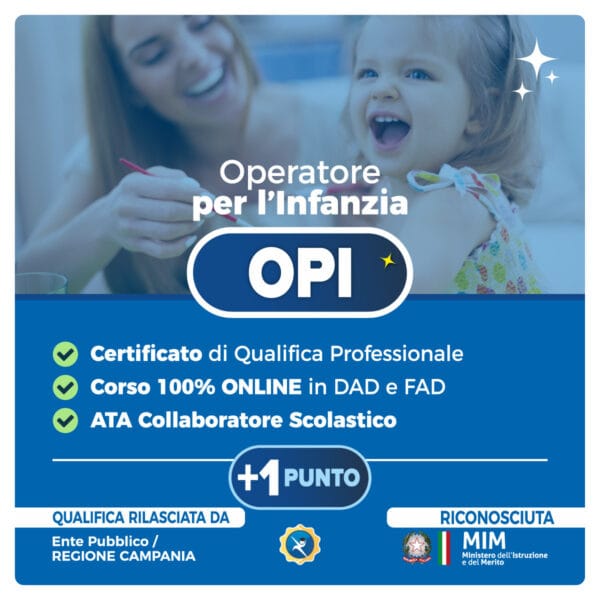 Corso Operatore per l'Infanzia OPI