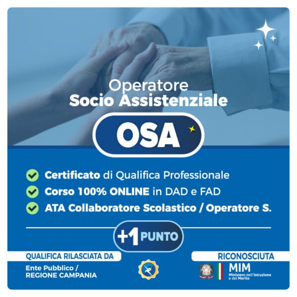 Corso Operatore Socio Assistenziale OSA