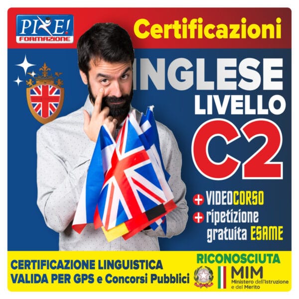 Certificazione Inglese C2 BIEB con Videocorso valida 6 punti GPS