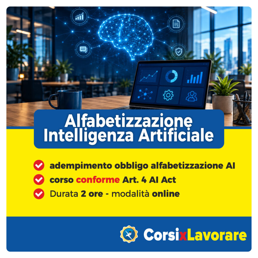 Corso Alfabetizzazione Intelligenza Artificiale | AI Act - Corsi per ...