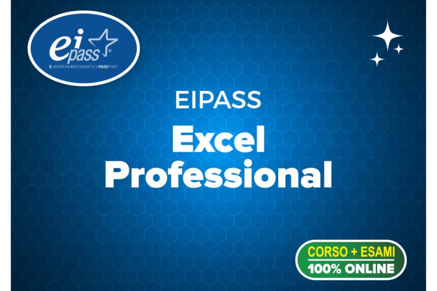 Certificazione EIPASS Excel Professional per competenze avanzate nei fogli di calcolo